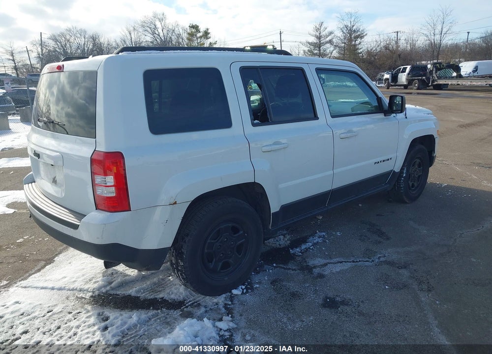 2016 JEEP PATRIOT SPORT VIN: 1C4NJPBB5GD800287