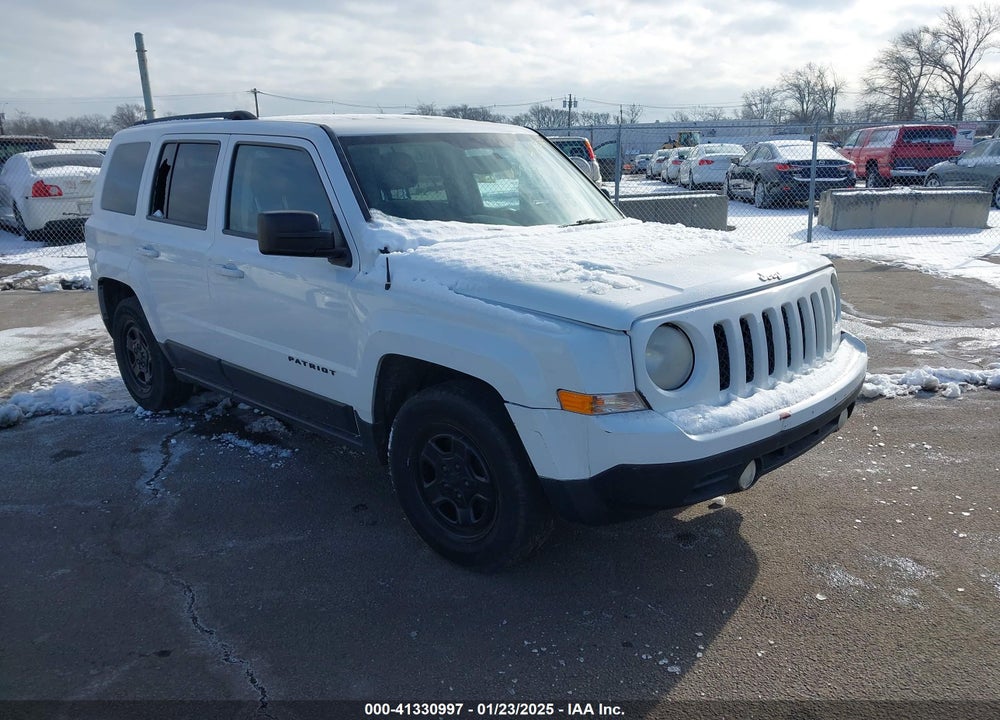 2016 JEEP PATRIOT SPORT VIN: 1C4NJPBB5GD800287