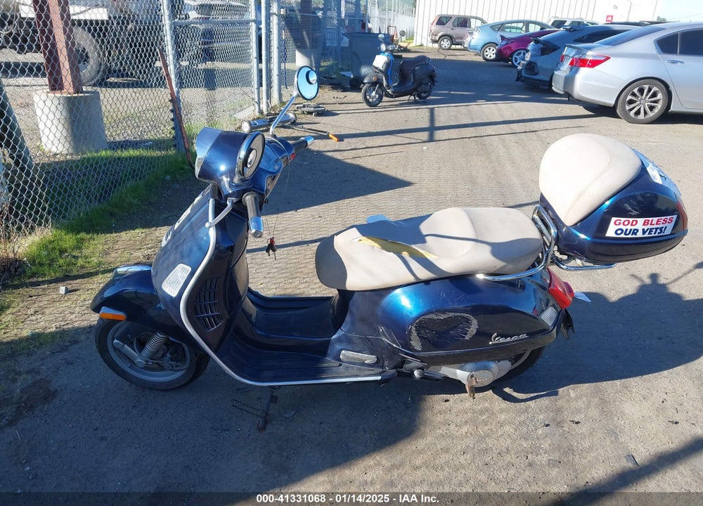 2008 VESPA GTS 250 VIN: ZAPM459L185007391
