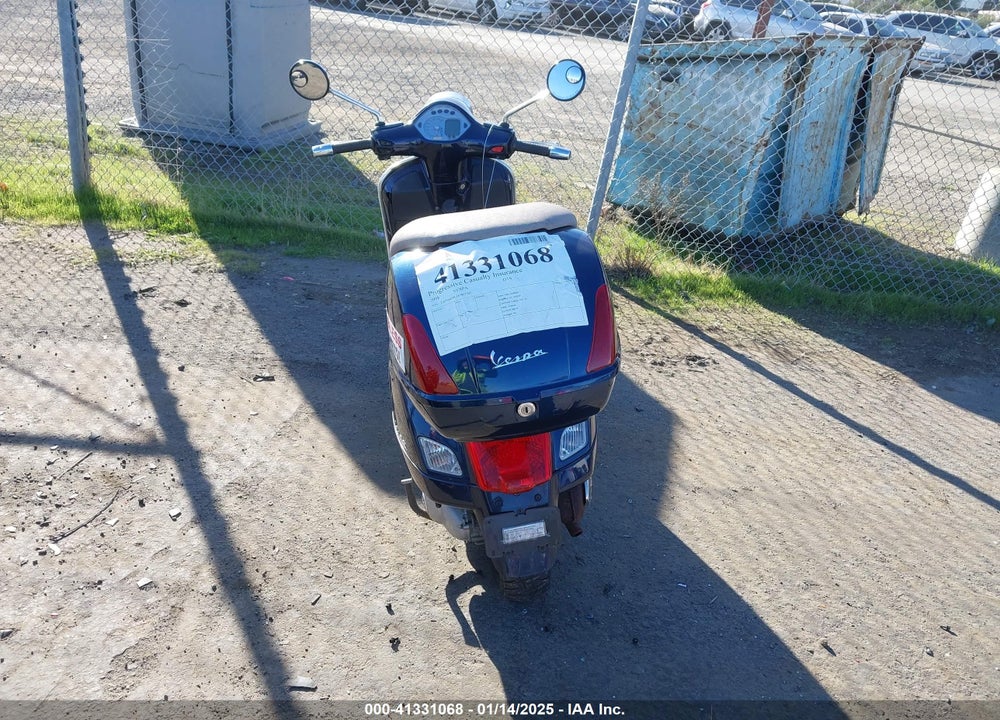 2008 VESPA GTS 250 VIN: ZAPM459L185007391
