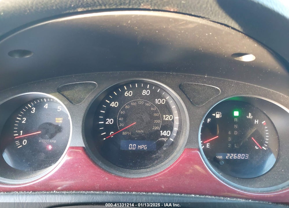 2005 LEXUS ES 330 VIN: JTHBA30G155112934