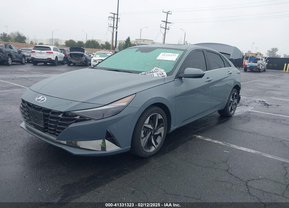 2021 HYUNDAI ELANTRA HYBRID LIMITED VIN: KMHLN4AJ8MU011173