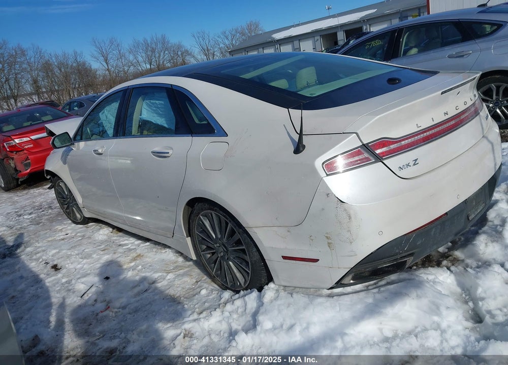 2013 LINCOLN MKZ VIN: 3LN6L2J95DR803074