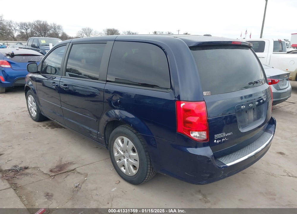 2015 DODGE GRAND CARAVAN SE VIN: 2C4RDGBGXFR616348