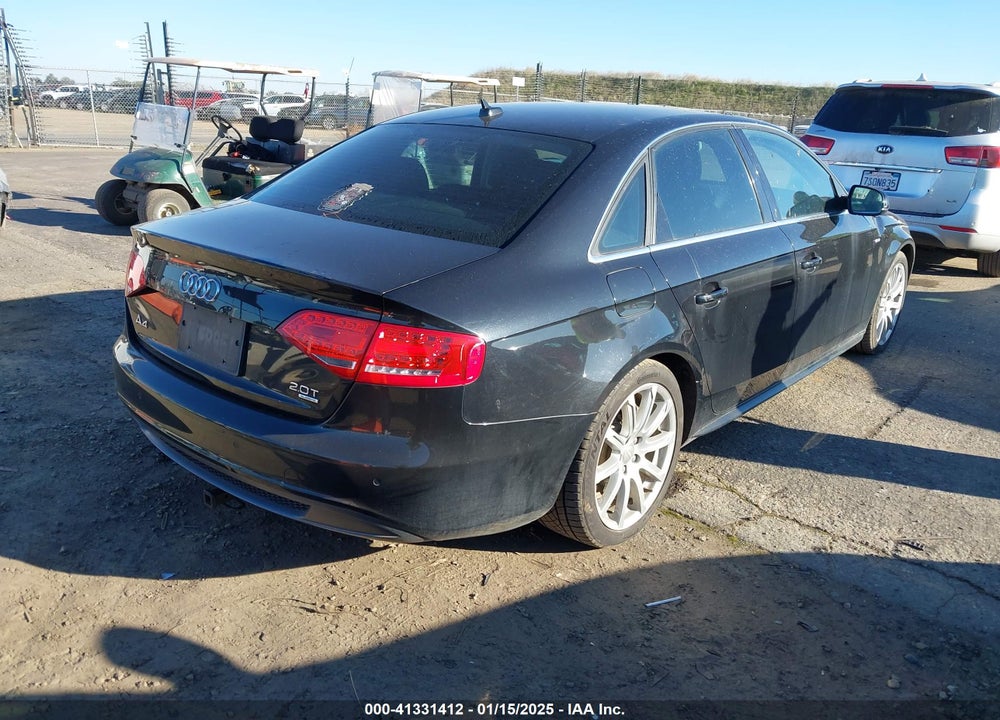2012 AUDI A4 VIN: WAUFFAFL3CN011966