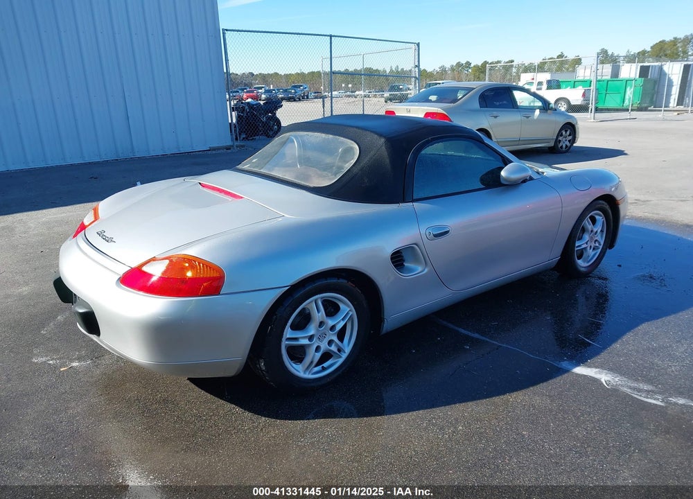 1999 PORSCHE BOXSTER VIN: WP0CA2980XU624592