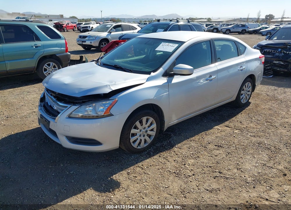 2013 NISSAN SENTRA S VIN: 3N1AB7AP9DL741746