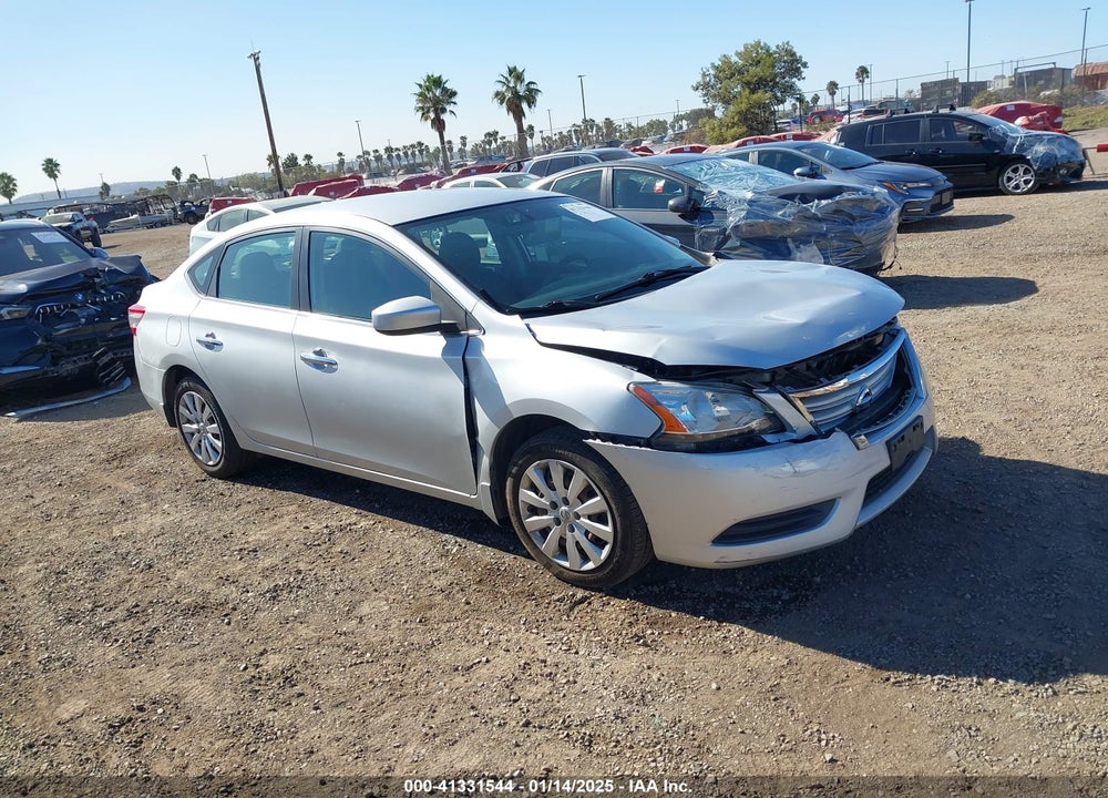 2013 NISSAN SENTRA S VIN: 3N1AB7AP9DL741746