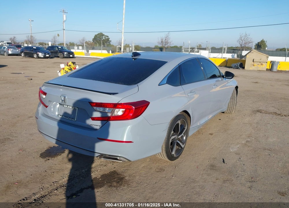 2021 HONDA ACCORD VIN: 1HGCV1F32MA107686