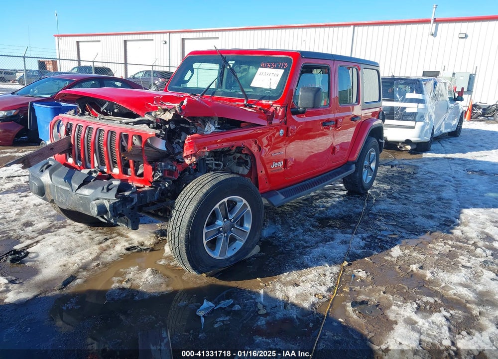 2019 JEEP WRANGLER UNLIMITED SAHARA 4X4 VIN: 1C4HJXENXKW622151