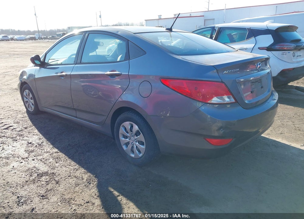 2016 HYUNDAI ACCENT SE VIN: KMHCT4AE3GU122484