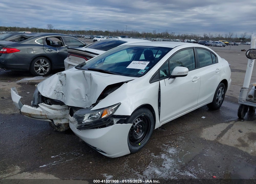 2013 HONDA CIVIC HYBRID VIN: 19XFB4F22DE004035