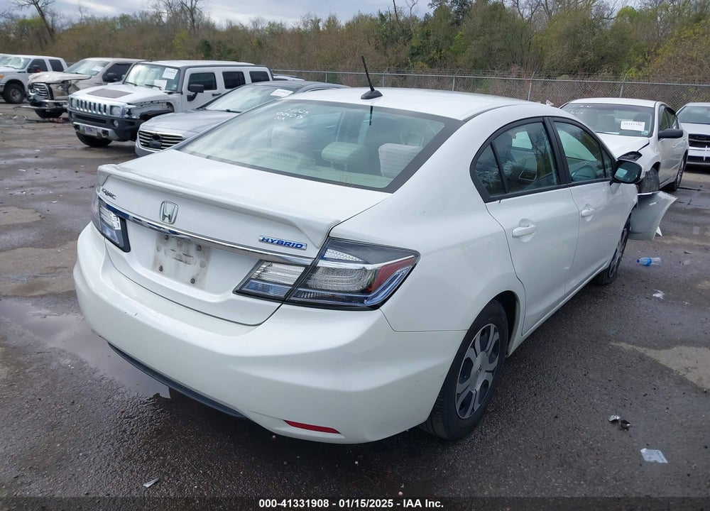 2013 HONDA CIVIC HYBRID VIN: 19XFB4F22DE004035
