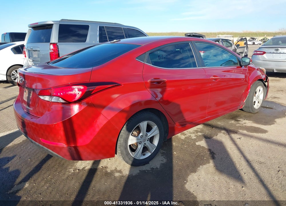 2016 HYUNDAI ELANTRA VALUE EDITION VIN: 5NPDH4AE5GH731368
