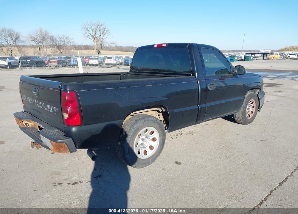 2006 CHEVROLET SILVERADO 1500 WORK TRUCK VIN: 3GCEC14XX6G232054