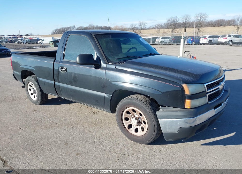 2006 CHEVROLET SILVERADO 1500 WORK TRUCK VIN: 3GCEC14XX6G232054