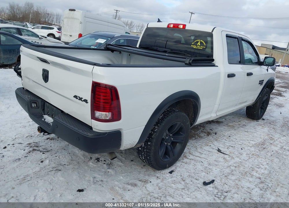 2021 RAM 1500 CLASSIC WARLOCK 4X4 6'4 BOX VIN: 1C6RR7GG7MS590384
