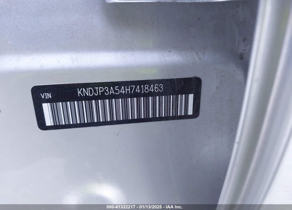 2017 KIA SOUL VIN: KNDJP3A54H7418463
