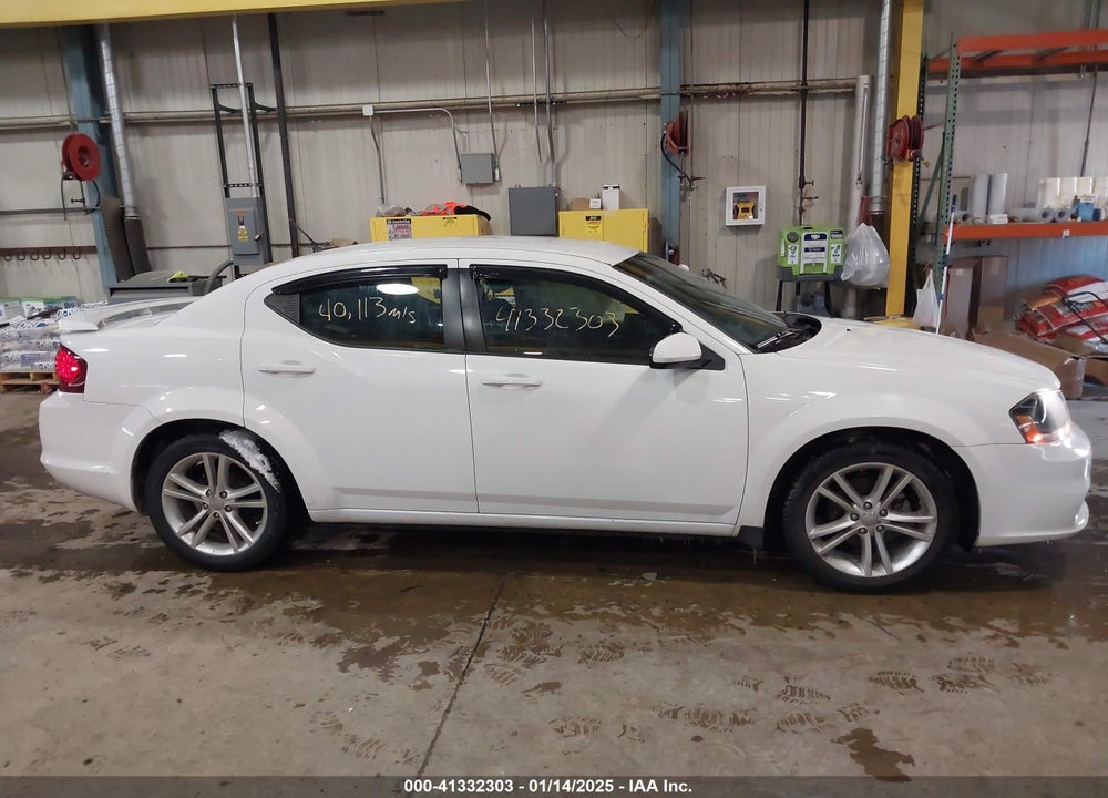 2014 DODGE AVENGER SXT VIN: 1C3CDZCGXEN131403