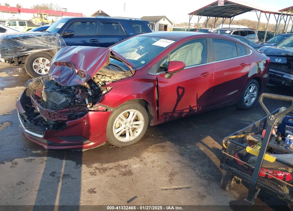 2016 CHEVROLET CRUZE LT AUTO VIN: 1G1BE5SM9G7275819