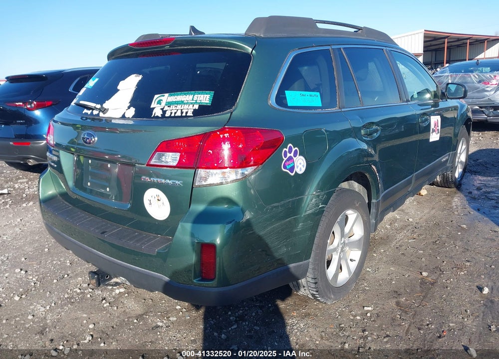 2014 SUBARU OUTBACK 2.5I LIMITED VIN: 4S4BRCLC5E3244251