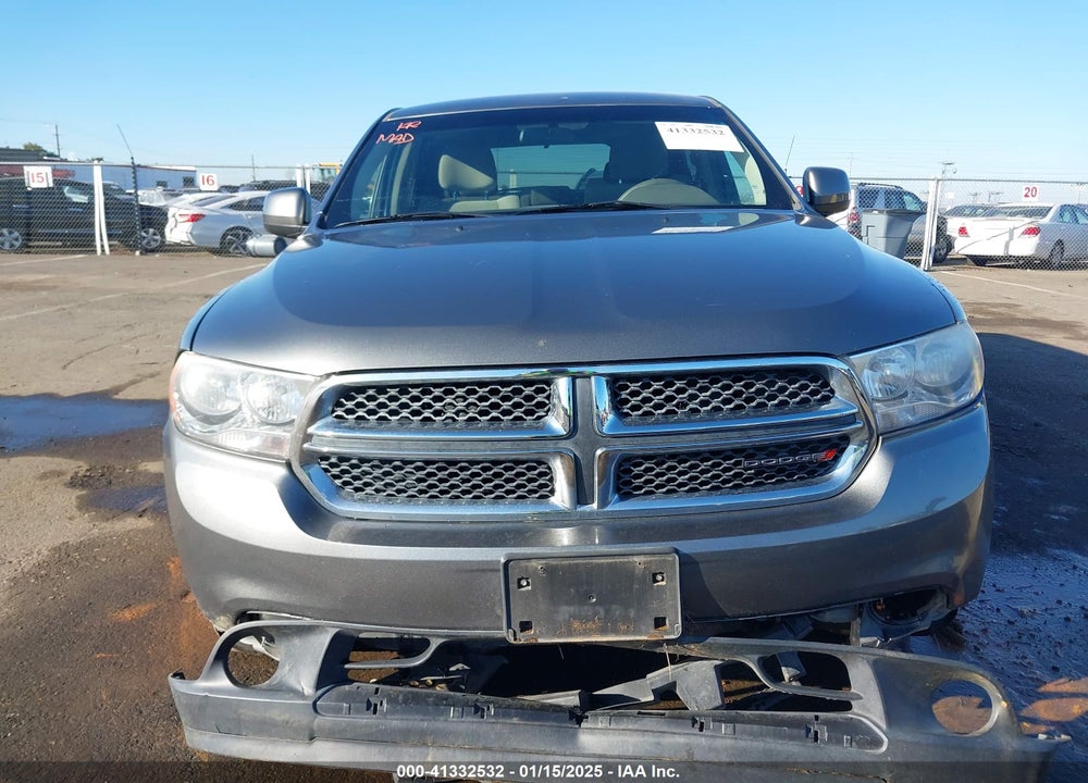 2013 DODGE DURANGO SXT VIN: 1C4RDHAG2DC571791