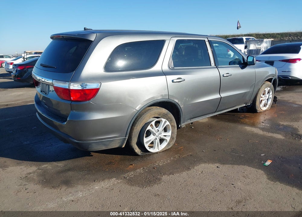 2013 DODGE DURANGO SXT VIN: 1C4RDHAG2DC571791