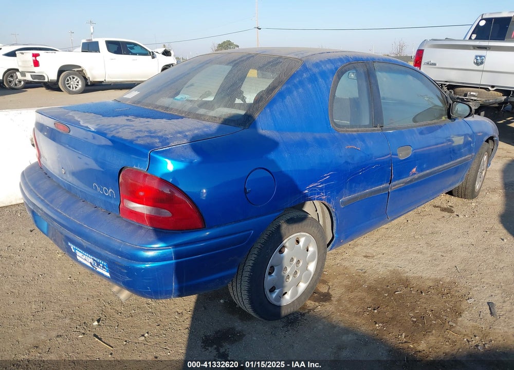 1999 DODGE NEON HIGHLINE VIN: 3B3ES42Y5XT573260