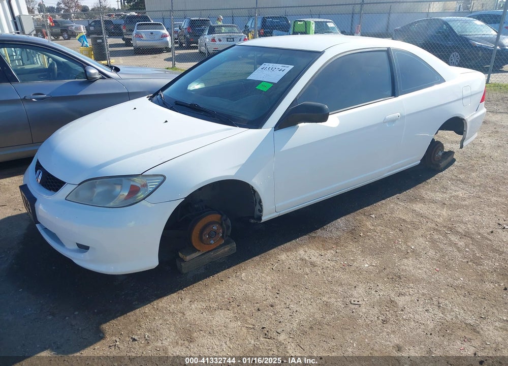 2005 HONDA CIVIC LX VIN: 1HGEM22565L049483