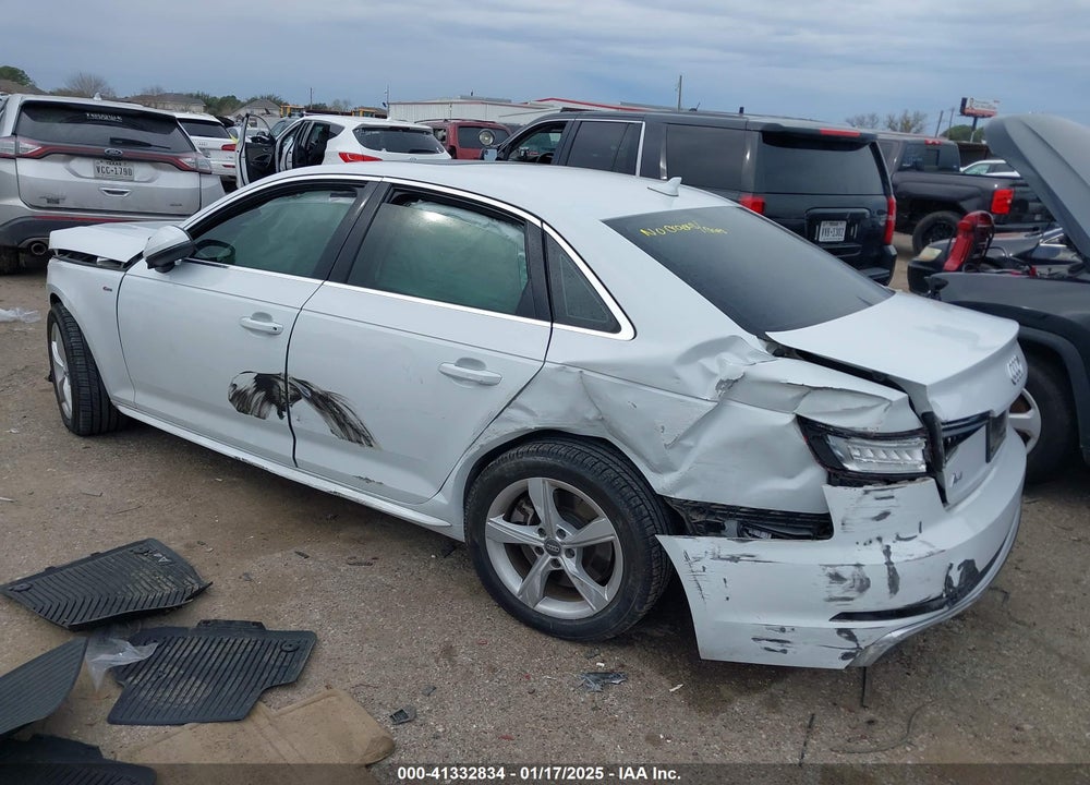 2019 AUDI A4 VIN: WAUDNAF4XKA017272
