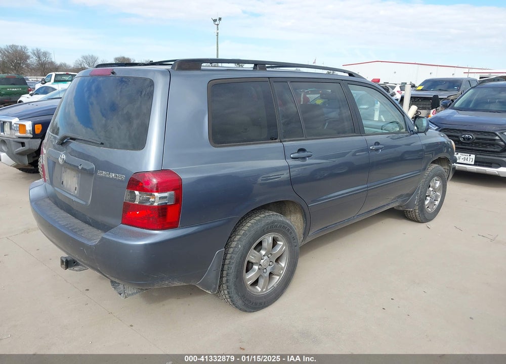 2004 TOYOTA HIGHLANDER VIN: JTEHD21AX40026617