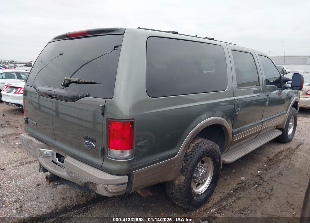 2000 FORD EXCURSION LIMITED VIN: 1FMNU43S5YEC17665