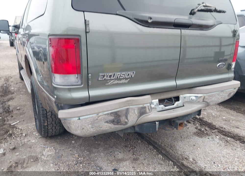 2000 FORD EXCURSION LIMITED VIN: 1FMNU43S5YEC17665