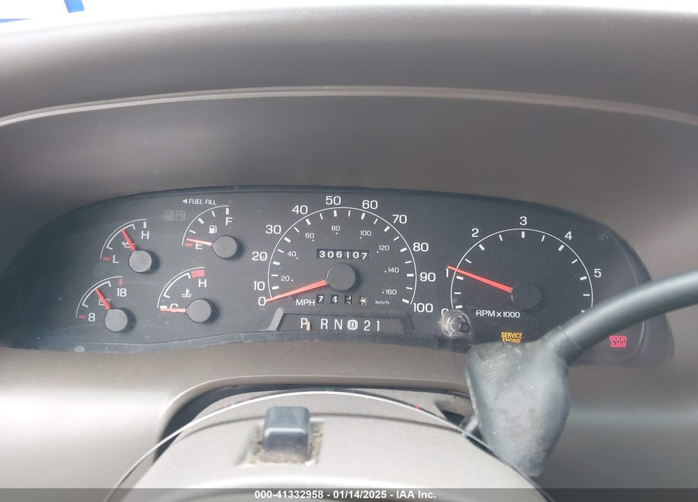2000 FORD EXCURSION LIMITED VIN: 1FMNU43S5YEC17665