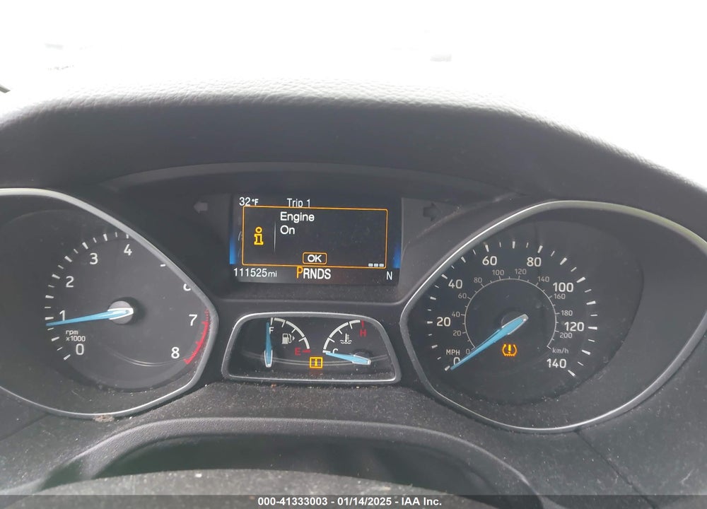 2017 FORD FOCUS VIN: 1FADP3M28HL261824