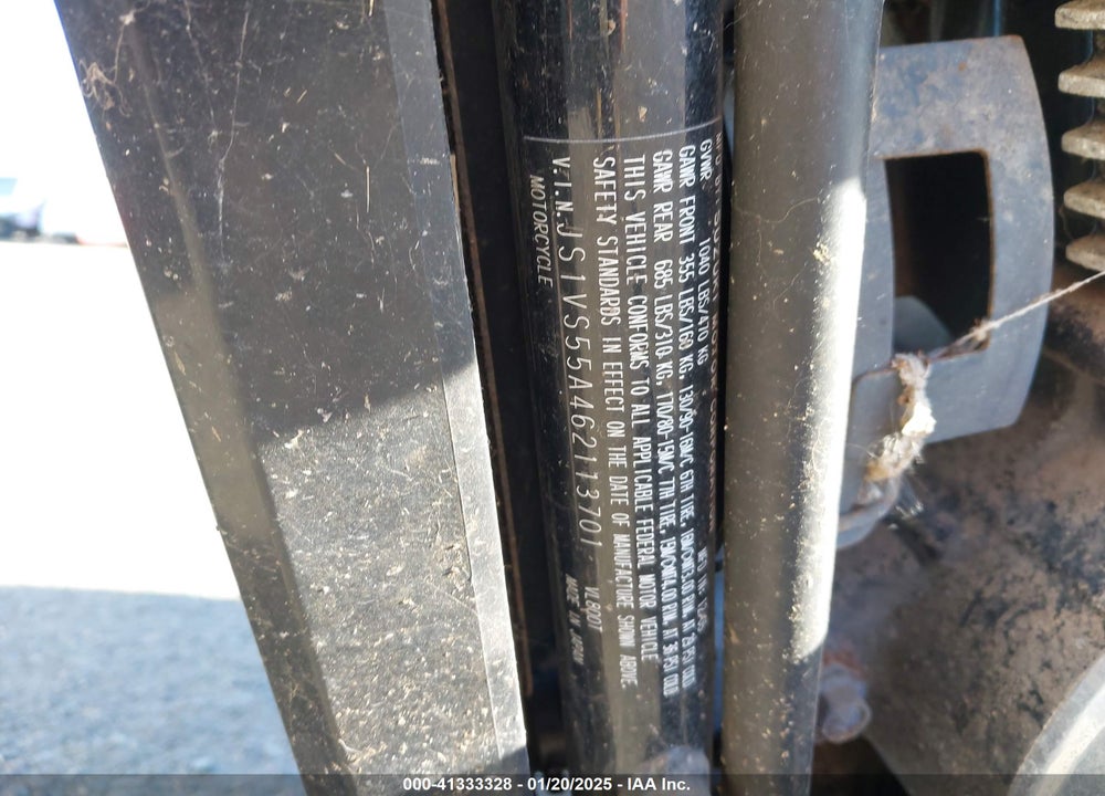 2006 SUZUKI C50 VIN: JS1VS55A462113701