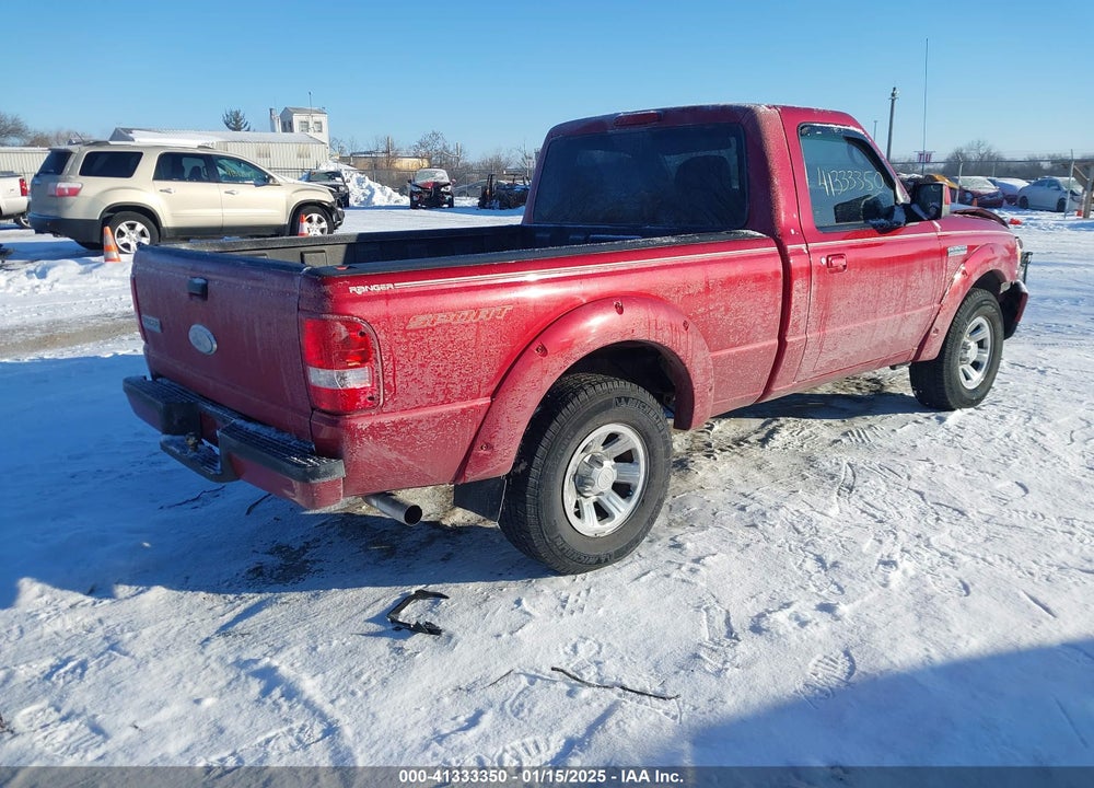 2008 FORD RANGER VIN: 1FTYR10UX8PA11043