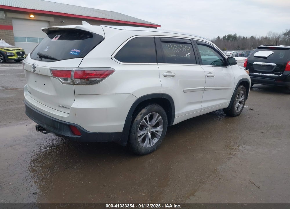 2015 TOYOTA HIGHLANDER XLE VIN: 5TDJKRFH7FS147809