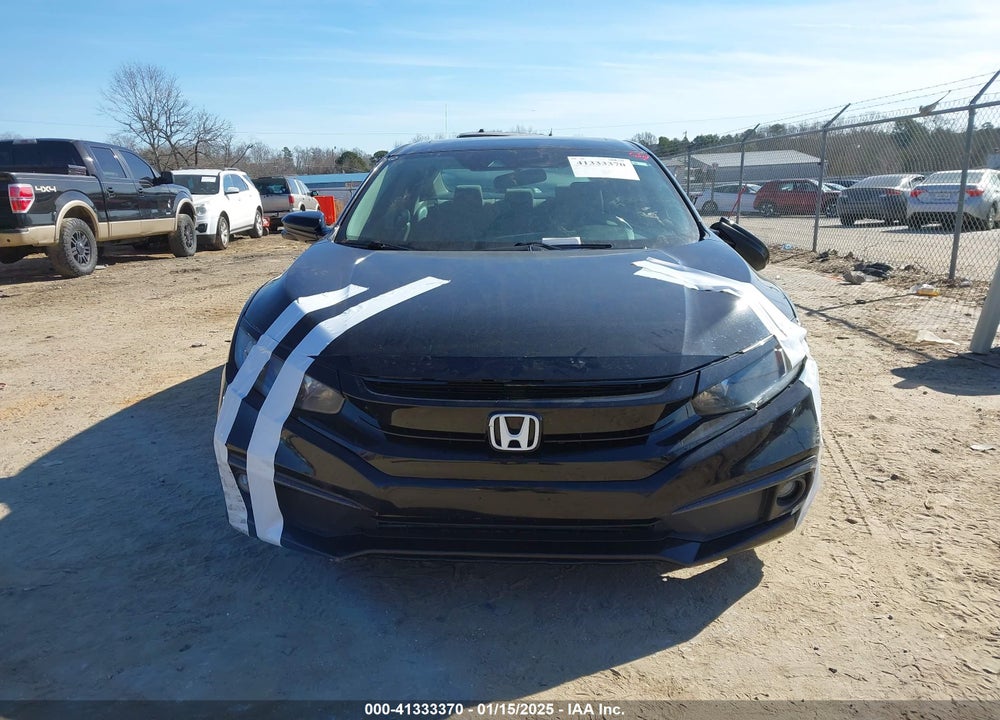 2019 HONDA CIVIC VIN: 19XFC1F33KE008791