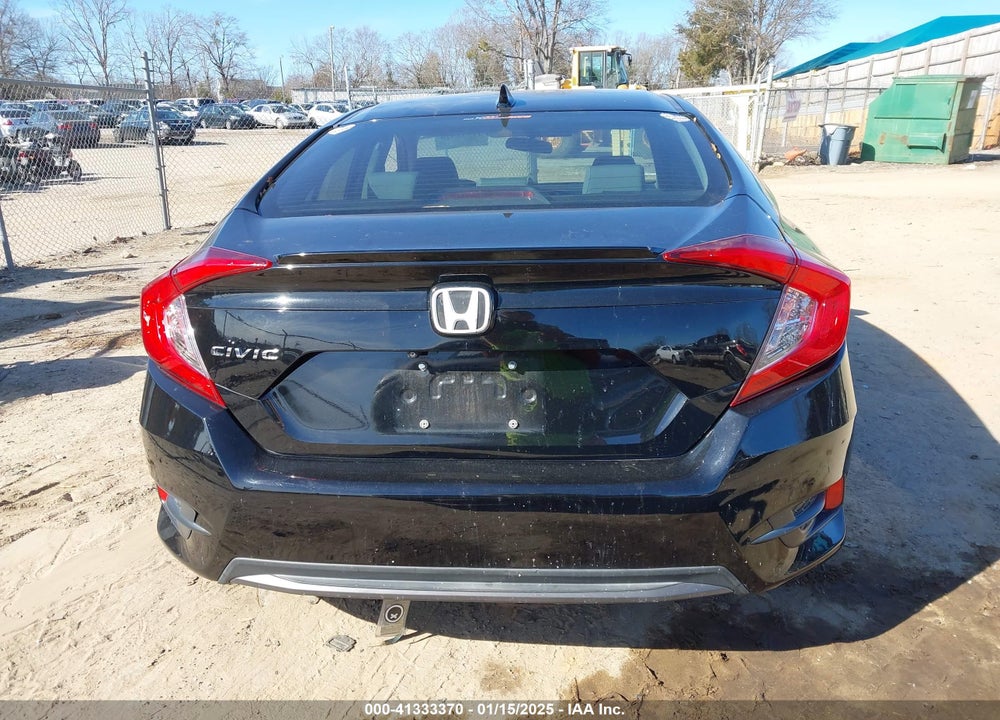 2019 HONDA CIVIC VIN: 19XFC1F33KE008791
