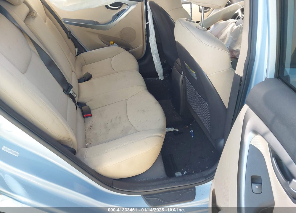 2011 HYUNDAI ELANTRA VIN: KMHDH4AE6BU116631