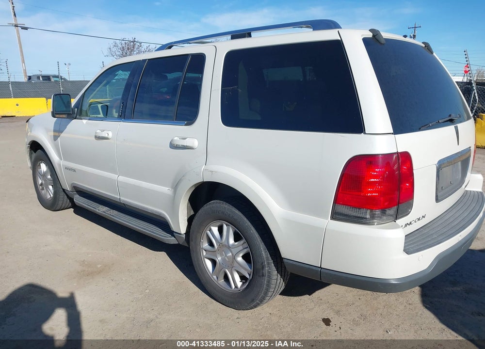 2004 LINCOLN AVIATOR VIN: 5LMEU68H24ZJ44344