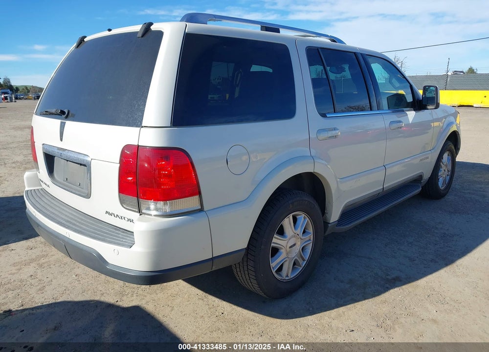 2004 LINCOLN AVIATOR VIN: 5LMEU68H24ZJ44344