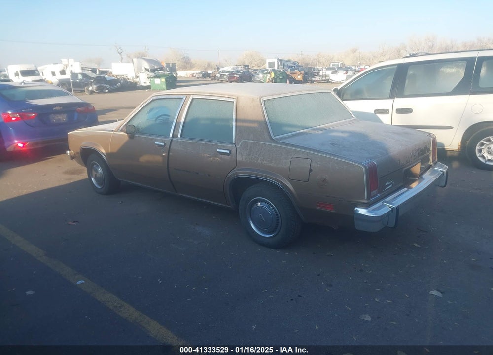 1981 OLDSMOBILE OMEGA VIN: 1G3AB6959BW189182