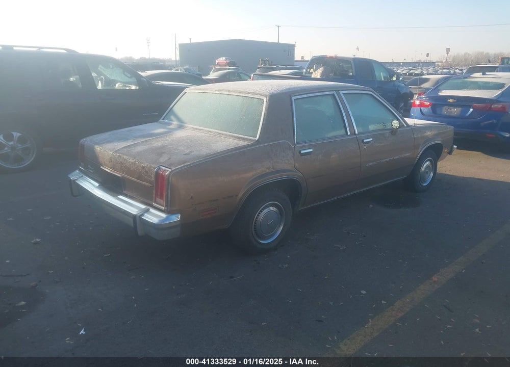 1981 OLDSMOBILE OMEGA VIN: 1G3AB6959BW189182