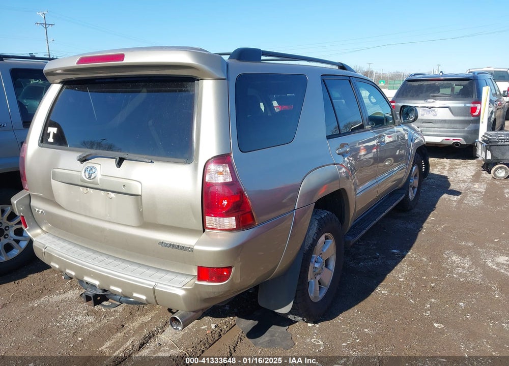 2005 TOYOTA 4RUNNER SR5 V8 VIN: JTEBT14R050051404