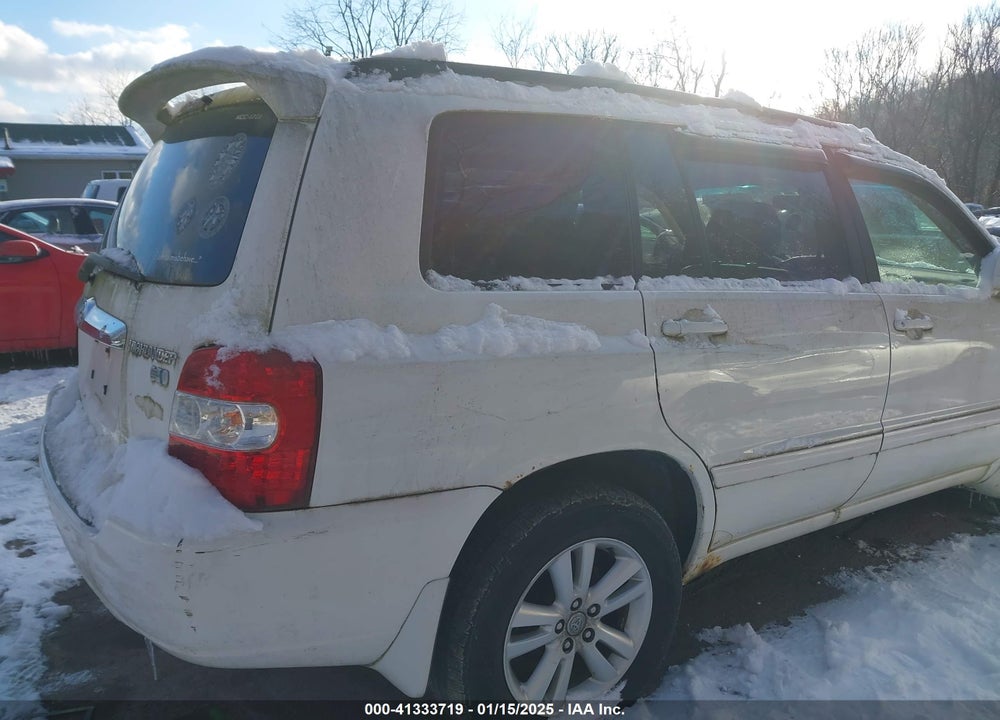 2006 TOYOTA HIGHLANDER HYBRID V6 VIN: JTEEW21A760018510