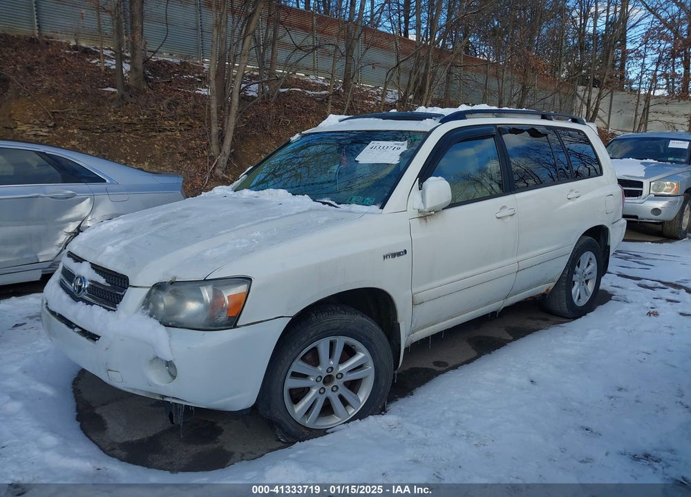 2006 TOYOTA HIGHLANDER HYBRID V6 VIN: JTEEW21A760018510