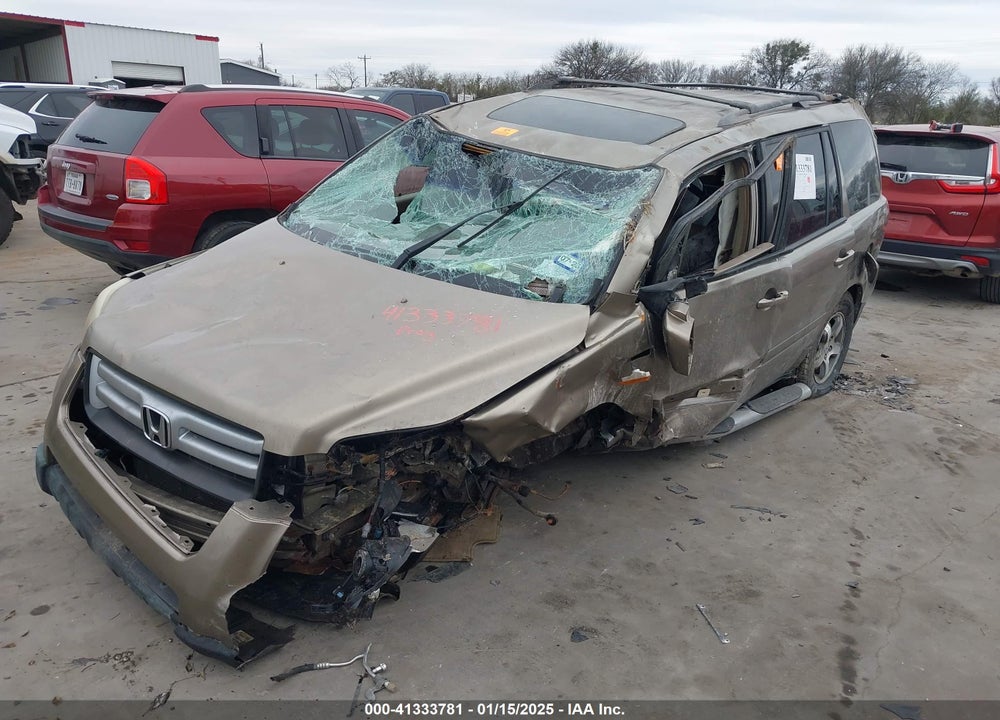 2008 HONDA PILOT EX-L VIN: 5FNYF18718B036754