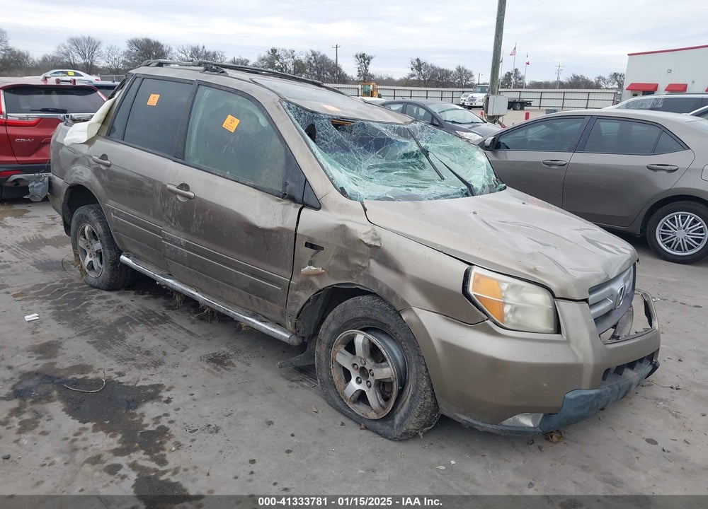2008 HONDA PILOT EX-L VIN: 5FNYF18718B036754